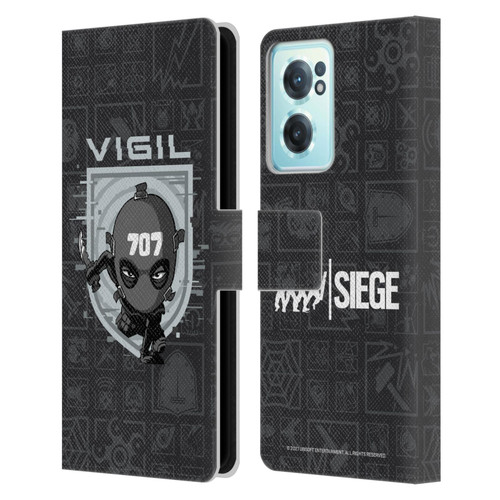 Tom Clancy's Rainbow Six Siege Chibi Operators Vigil Leather Book Wallet Case Cover For OnePlus Nord CE 2 5G