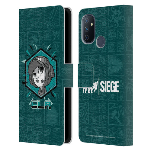 Tom Clancy's Rainbow Six Siege Chibi Operators Ela Leather Book Wallet Case Cover For OnePlus Nord N100