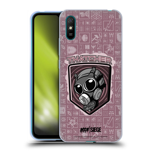 Tom Clancy's Rainbow Six Siege Chibi Operators Thatcher Soft Gel Case for Xiaomi Redmi 9A / Redmi 9AT