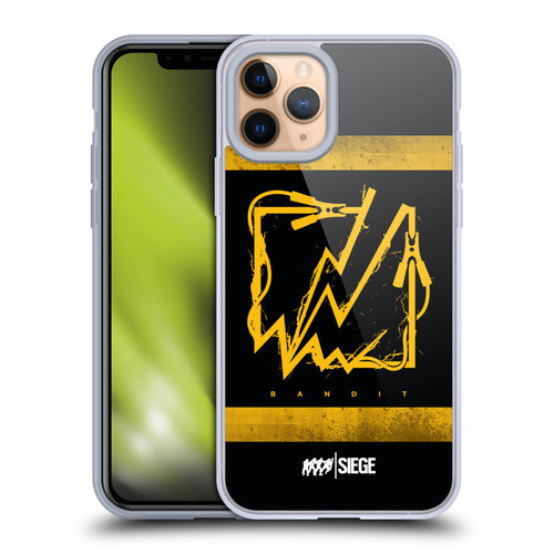 Tom Clancy's Rainbow Six Siege Icons Bandit Soft Gel Case for Apple iPhone 11 Pro