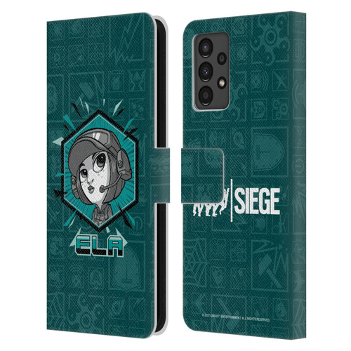 Tom Clancy's Rainbow Six Siege Chibi Operators Ela Leather Book Wallet Case Cover For Samsung Galaxy A13 (2022)