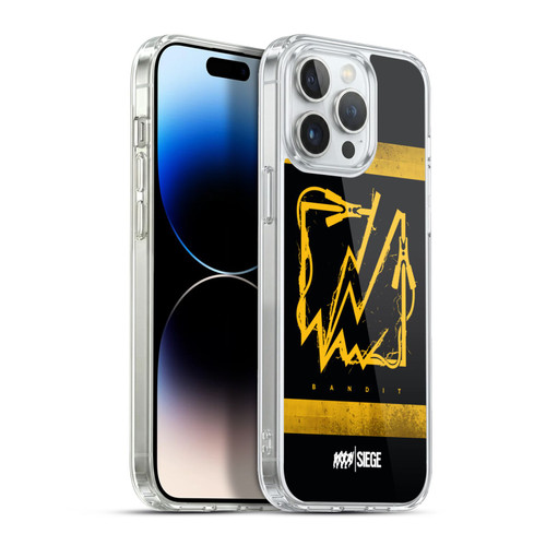 Tom Clancy's Rainbow Six Siege Icons Bandit Soft Gel Case for Apple iPhone 13 Pro Max & MagSafe