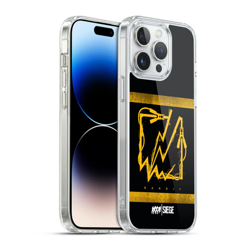 Tom Clancy's Rainbow Six Siege Icons Bandit Soft Gel Case for Apple iPhone 14 Pro Max & MagSafe