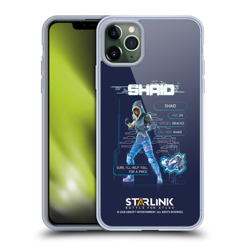 Starlink Battle for Atlas Character Art Shaid 2 Soft Gel Case for Apple iPhone 11 Pro Max