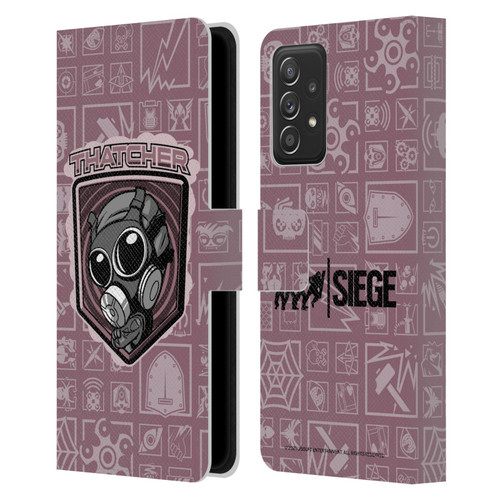 Tom Clancy's Rainbow Six Siege Chibi Operators Thatcher Leather Book Wallet Case Cover For Samsung Galaxy A53 5G (2022)