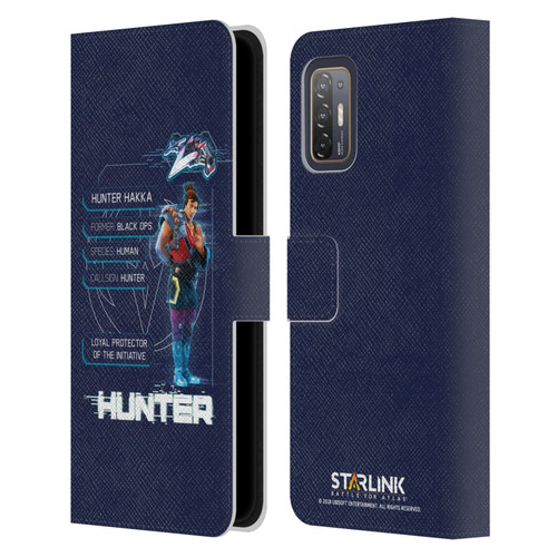 Starlink Battle for Atlas Character Art Hunter Leather Book Wallet Case Cover For HTC Desire 21 Pro 5G