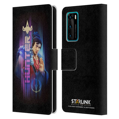 Starlink Battle for Atlas Character Art Hunter Hakka Leather Book Wallet Case Cover For Huawei P40 5G