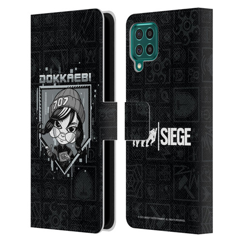 Tom Clancy's Rainbow Six Siege Chibi Operators Dokkaebi Leather Book Wallet Case Cover For Samsung Galaxy F62 (2021)