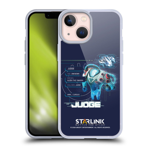 Starlink Battle for Atlas Character Art Judge 2 Soft Gel Case for Apple iPhone 13 Mini