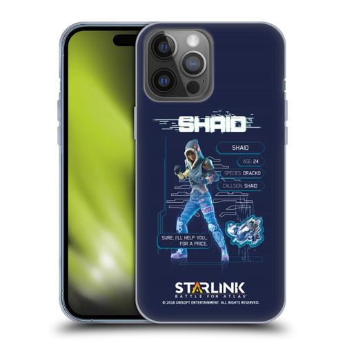 Starlink Battle for Atlas Character Art Shaid 2 Soft Gel Case for Apple iPhone 14 Pro Max