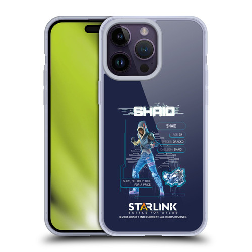 Starlink Battle for Atlas Character Art Shaid 2 Soft Gel Case for Apple iPhone 14 Pro Max