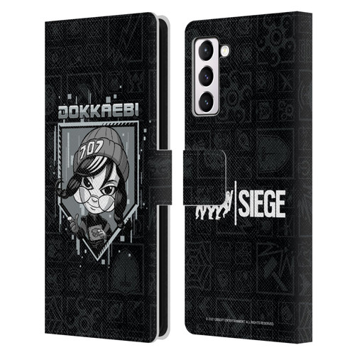 Tom Clancy's Rainbow Six Siege Chibi Operators Dokkaebi Leather Book Wallet Case Cover For Samsung Galaxy S21+ 5G