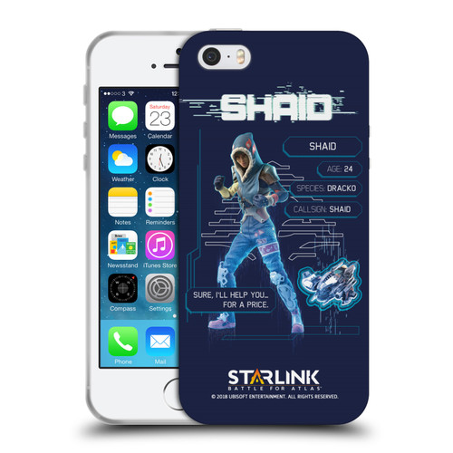 Starlink Battle for Atlas Character Art Shaid 2 Soft Gel Case for Apple iPhone 5 / 5s / iPhone SE 2016