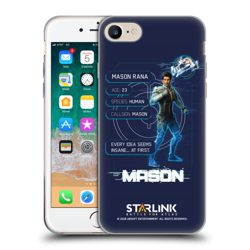 Starlink Battle for Atlas Character Art Mason Soft Gel Case for Apple iPhone 7 / 8 / SE 2020 & 2022