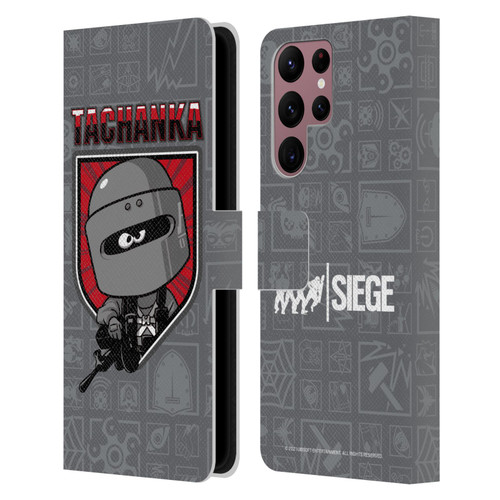 Tom Clancy's Rainbow Six Siege Chibi Operators Tachanka Leather Book Wallet Case Cover For Samsung Galaxy S22 Ultra 5G