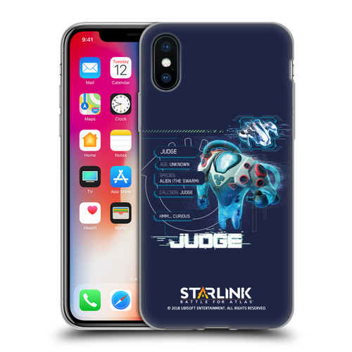 Starlink Battle for Atlas Character Art Judge 2 Soft Gel Case for Apple iPhone X / iPhone XS