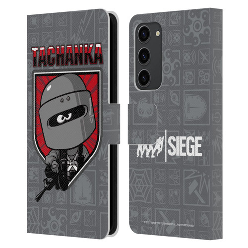 Tom Clancy's Rainbow Six Siege Chibi Operators Tachanka Leather Book Wallet Case Cover For Samsung Galaxy S23+ 5G