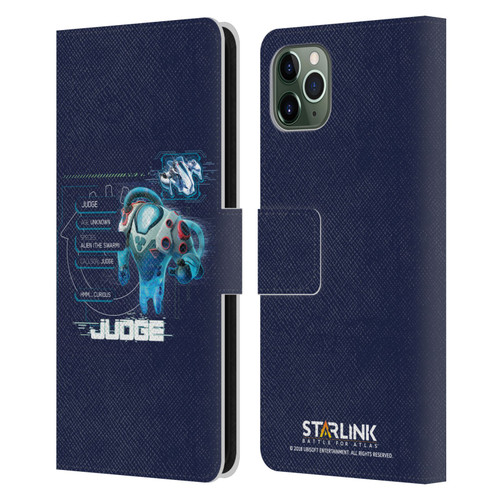 Starlink Battle for Atlas Character Art Judge 2 Leather Book Wallet Case Cover For Apple iPhone 11 Pro Max