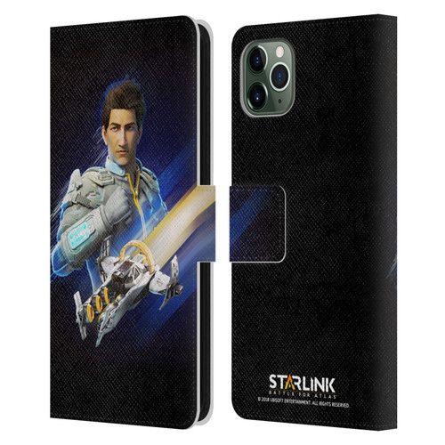 Starlink Battle for Atlas Character Art Mason Arana Leather Book Wallet Case Cover For Apple iPhone 11 Pro Max