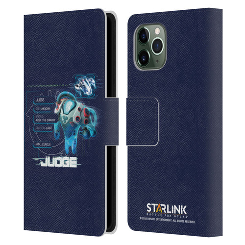 Starlink Battle for Atlas Character Art Judge 2 Leather Book Wallet Case Cover For Apple iPhone 11 Pro