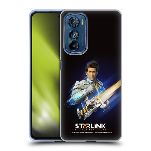 Starlink Battle for Atlas Character Art Mason Arana Soft Gel Case for Motorola Edge 30
