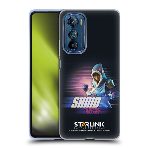 Starlink Battle for Atlas Character Art Shaid Soft Gel Case for Motorola Edge 30