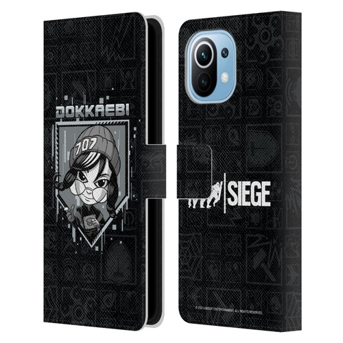 Tom Clancy's Rainbow Six Siege Chibi Operators Dokkaebi Leather Book Wallet Case Cover For Xiaomi Mi 11