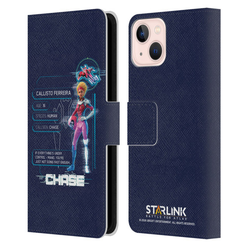 Starlink Battle for Atlas Character Art Chase Leather Book Wallet Case Cover For Apple iPhone 13