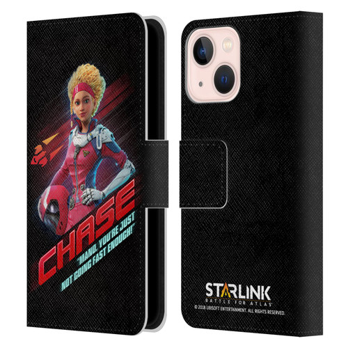 Starlink Battle for Atlas Character Art Calisto Chase Da Silva Leather Book Wallet Case Cover For Apple iPhone 13 Mini