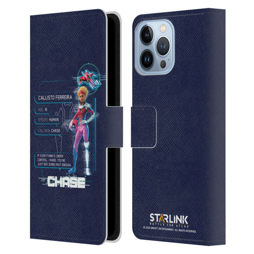Starlink Battle for Atlas Character Art Chase Leather Book Wallet Case Cover For Apple iPhone 13 Pro Max