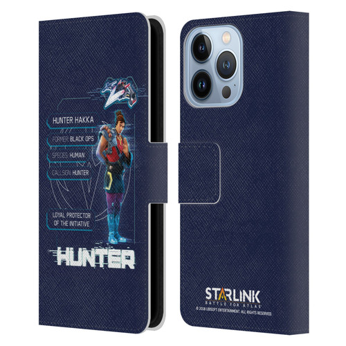 Starlink Battle for Atlas Character Art Hunter Leather Book Wallet Case Cover For Apple iPhone 13 Pro