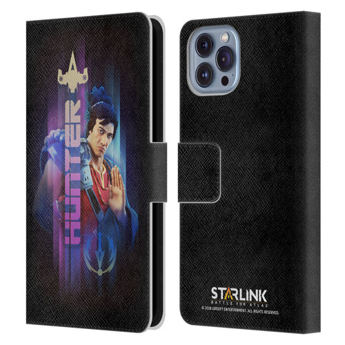 Starlink Battle for Atlas Character Art Hunter Hakka Leather Book Wallet Case Cover For Apple iPhone 14