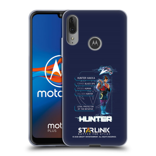 Starlink Battle for Atlas Character Art Hunter Soft Gel Case for Motorola Moto E6 Plus