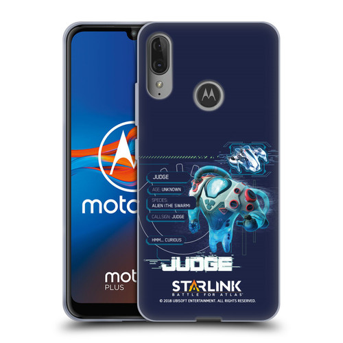 Starlink Battle for Atlas Character Art Judge 2 Soft Gel Case for Motorola Moto E6 Plus