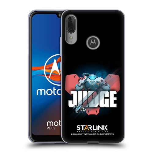 Starlink Battle for Atlas Character Art Judge Soft Gel Case for Motorola Moto E6 Plus