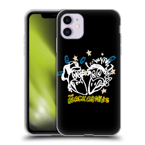 The Black Crowes Graphics Heads Soft Gel Case for Apple iPhone 11