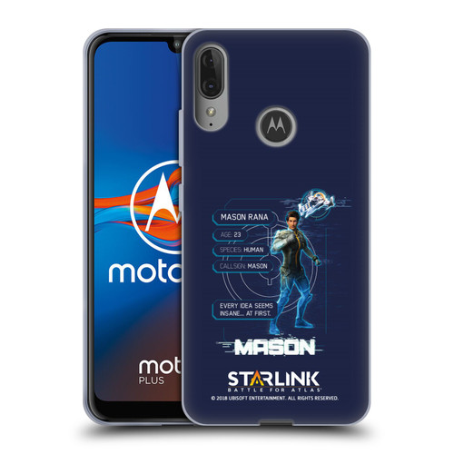 Starlink Battle for Atlas Character Art Mason Soft Gel Case for Motorola Moto E6 Plus