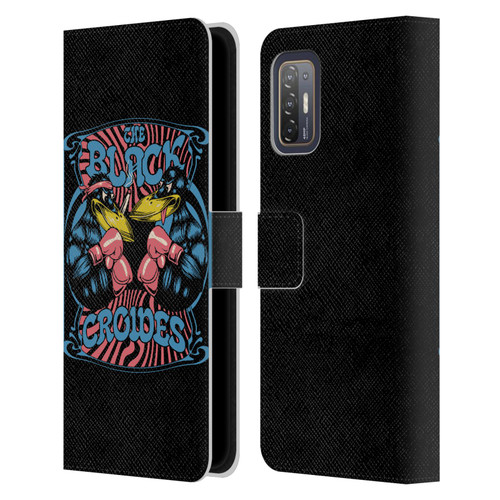 The Black Crowes Graphics Boxing Leather Book Wallet Case Cover For HTC Desire 21 Pro 5G