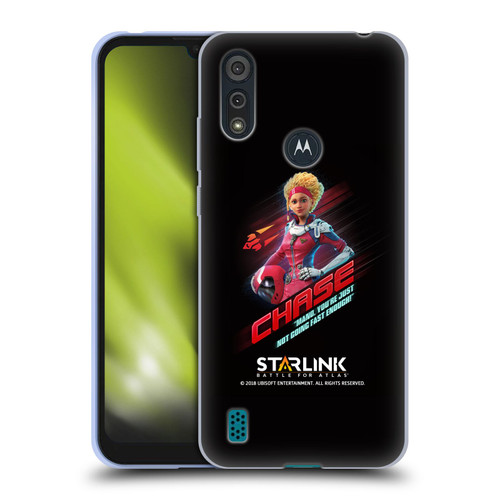 Starlink Battle for Atlas Character Art Calisto Chase Da Silva Soft Gel Case for Motorola Moto E6s (2020)