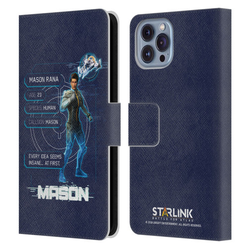 Starlink Battle for Atlas Character Art Mason Leather Book Wallet Case Cover For Apple iPhone 14