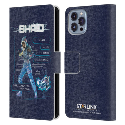 Starlink Battle for Atlas Character Art Shaid 2 Leather Book Wallet Case Cover For Apple iPhone 14