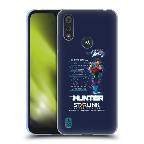 Starlink Battle for Atlas Character Art Hunter Soft Gel Case for Motorola Moto E6s (2020)