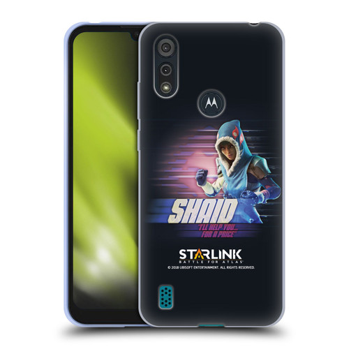 Starlink Battle for Atlas Character Art Shaid Soft Gel Case for Motorola Moto E6s (2020)