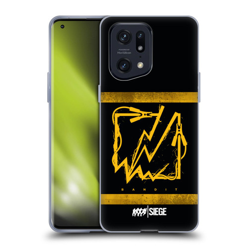 Tom Clancy's Rainbow Six Siege Icons Bandit Soft Gel Case for OPPO Find X5 Pro