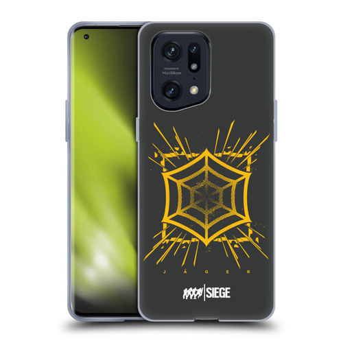 Tom Clancy's Rainbow Six Siege Icons Jager Soft Gel Case for OPPO Find X5 Pro