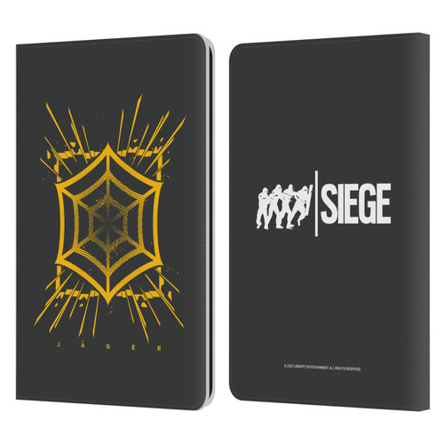 Tom Clancy's Rainbow Six Siege Icons Jager Leather Book Wallet Case Cover For Amazon Kindle Paperwhite 1 / 2 / 3