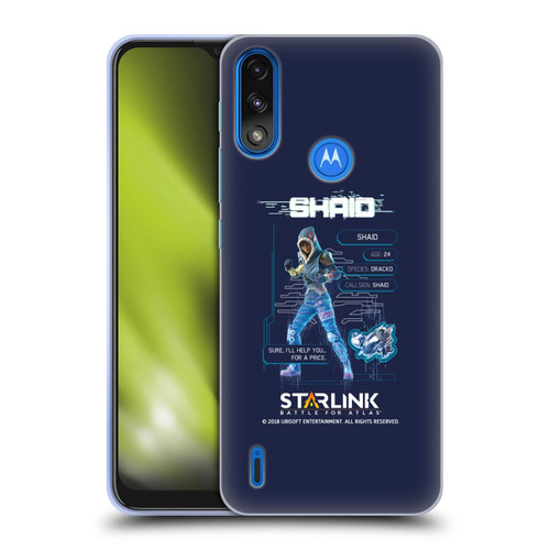 Starlink Battle for Atlas Character Art Shaid 2 Soft Gel Case for Motorola Moto E7 Power / Moto E7i Power