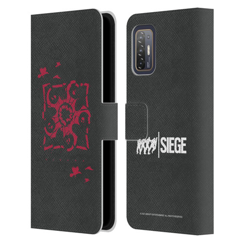 Tom Clancy's Rainbow Six Siege Icons Hibana Leather Book Wallet Case Cover For HTC Desire 21 Pro 5G