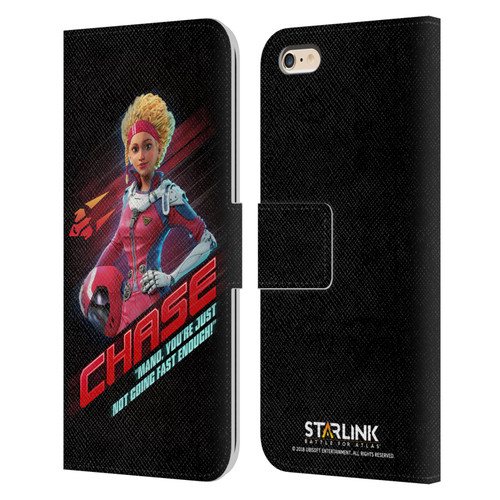 Starlink Battle for Atlas Character Art Calisto Chase Da Silva Leather Book Wallet Case Cover For Apple iPhone 6 Plus / iPhone 6s Plus