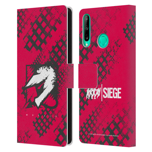 Tom Clancy's Rainbow Six Siege Icons Mozzie Leather Book Wallet Case Cover For Huawei P40 lite E